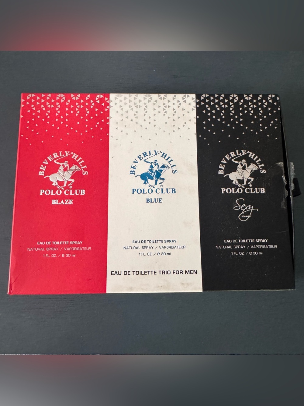Ralph Lauren Polo men’s trio of colognes set